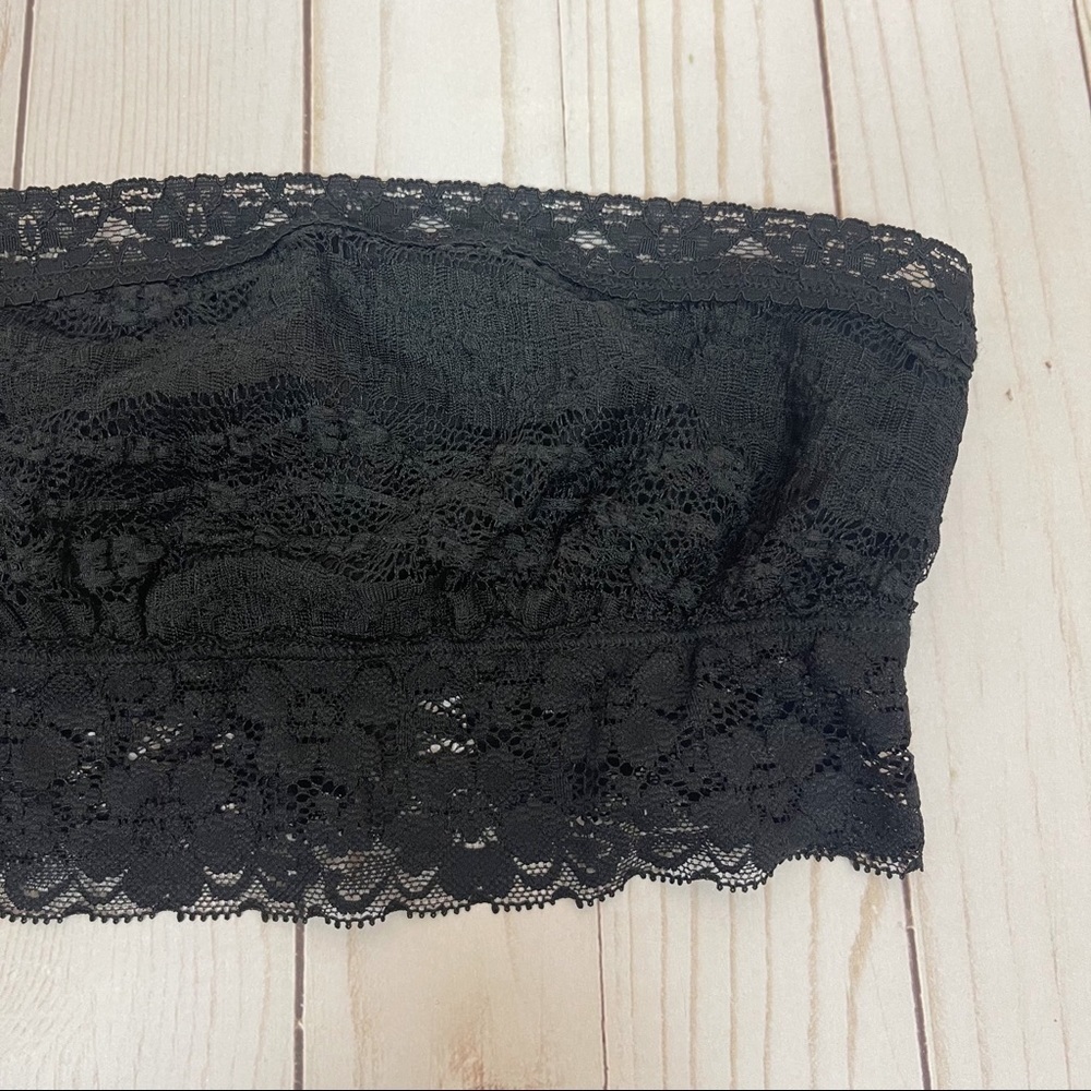 Free People Black Lace Bandeau Size XS Women - Picture 4 of 10